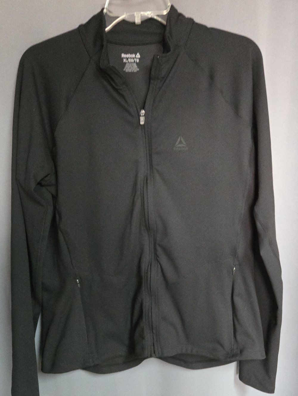 Reebok Women's Black Full-Zip Performance Jacket